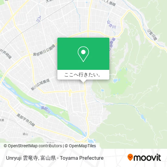 Unryuji 雲竜寺地図