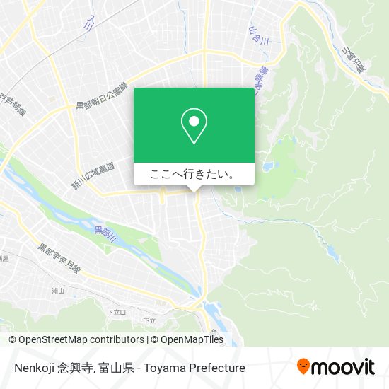 Nenkoji 念興寺地図