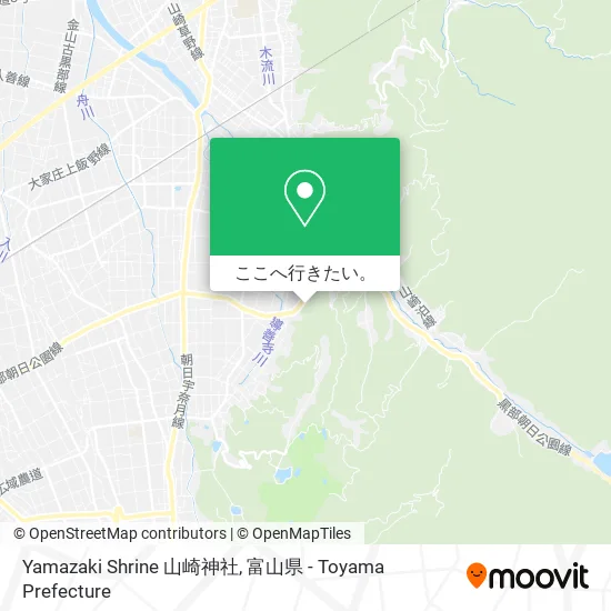 Yamazaki Shrine 山崎神社地図