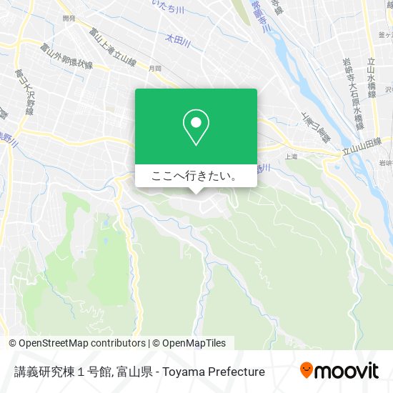 講義研究棟１号館地図