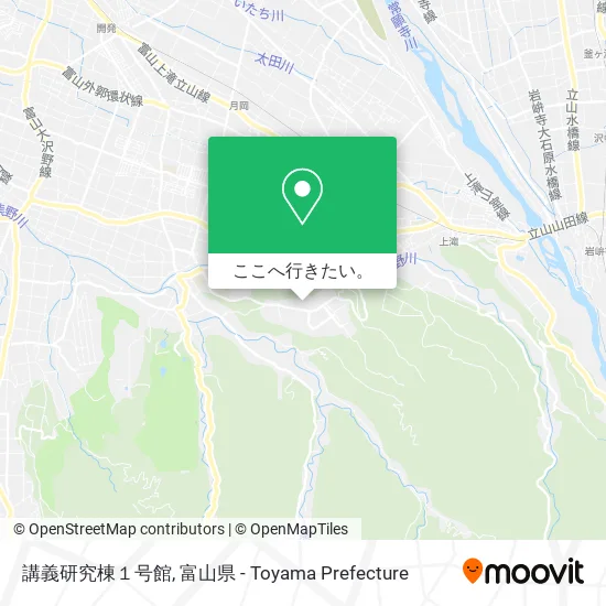 講義研究棟１号館地図