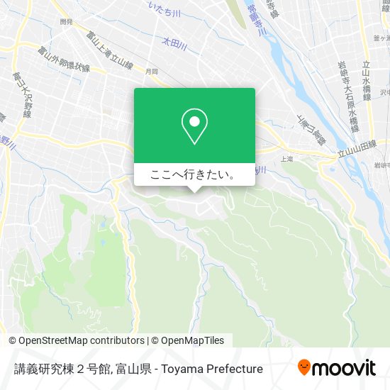 講義研究棟２号館地図