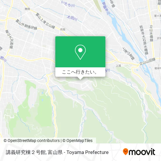 講義研究棟２号館地図