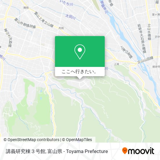 講義研究棟３号館地図