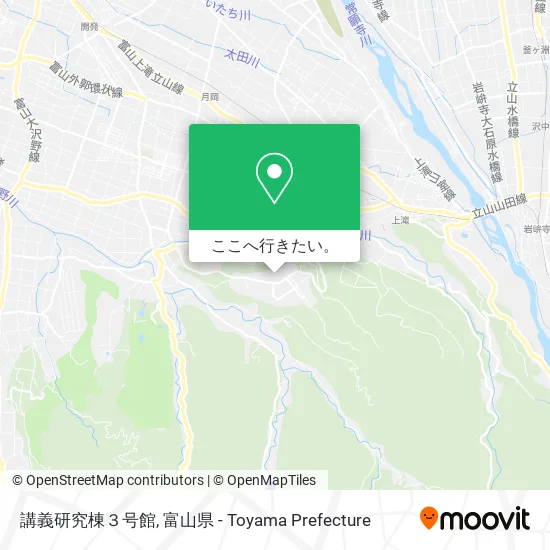 講義研究棟３号館地図