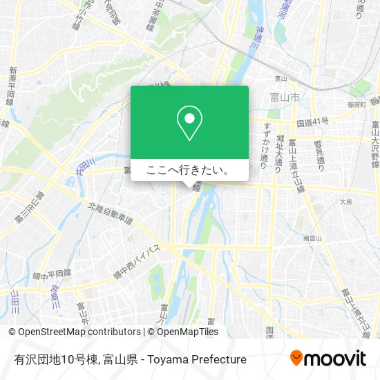 有沢団地10号棟地図
