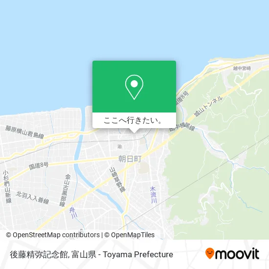 後藤精弥記念館地図