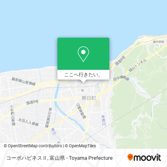コーポハピネスⅡ地図
