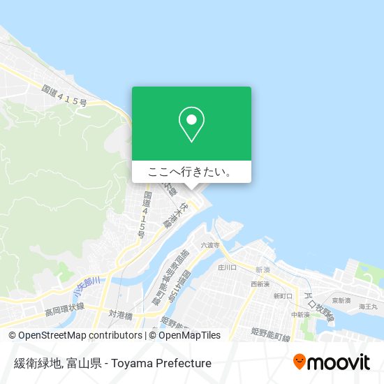 緩衛緑地地図