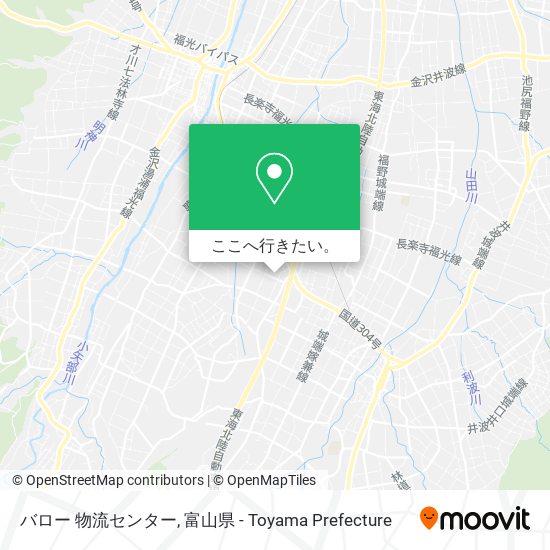 バロー 物流センター地図