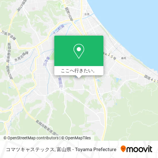コマツキャステックス地図