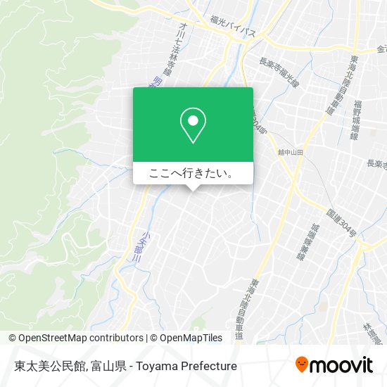 東太美公民館地図