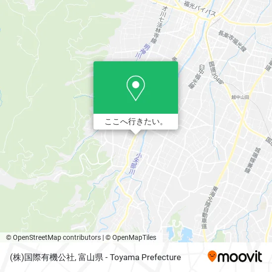 (株)国際有機公社地図