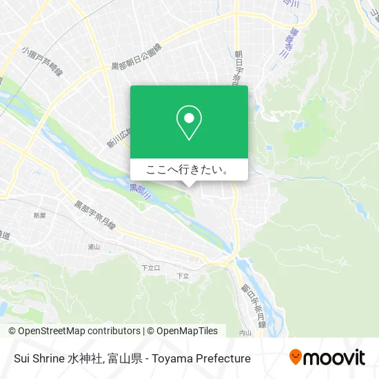 Sui Shrine 水神社地図