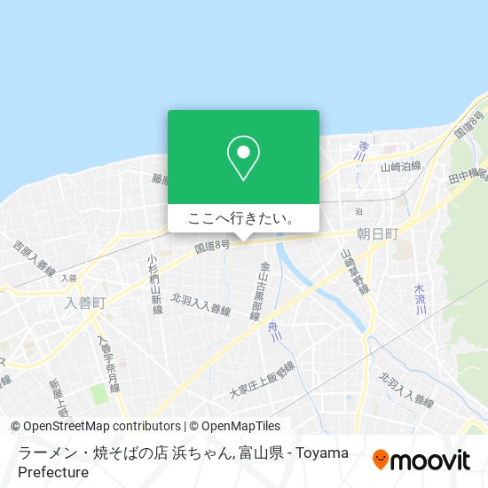 ラーメン・焼そばの店 浜ちゃん地図