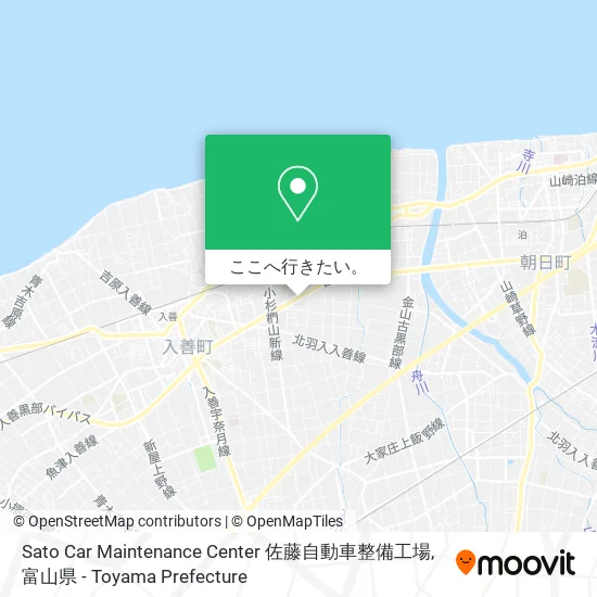 Sato Car Maintenance Center 佐藤自動車整備工場地図