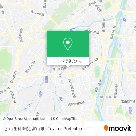折山歯科医院地図