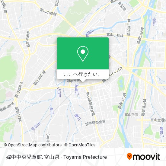 婦中中央児童館地図