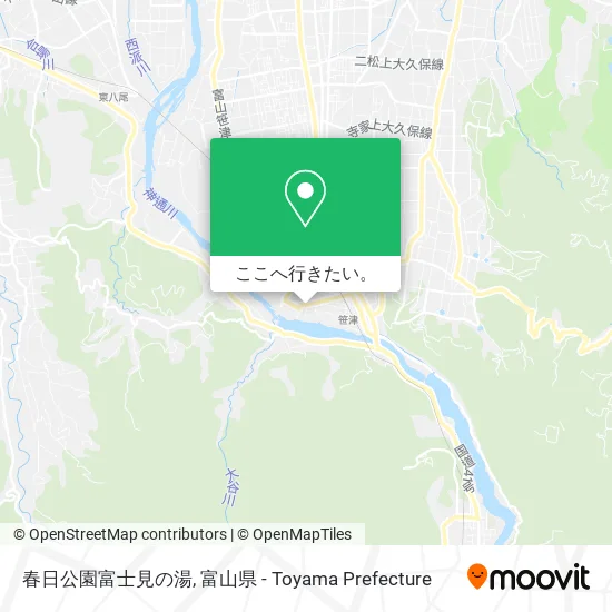 春日公園富士見の湯地図