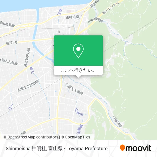 Shinmeisha 神明社地図