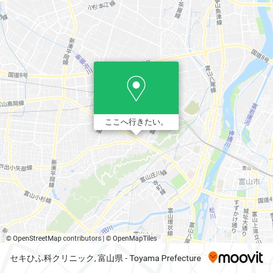 セキひふ科クリニック地図
