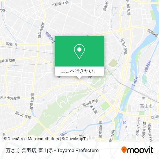万さく 呉羽店地図