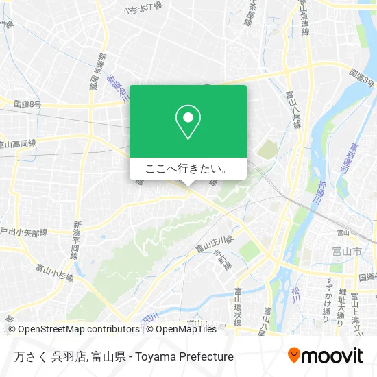 万さく 呉羽店地図