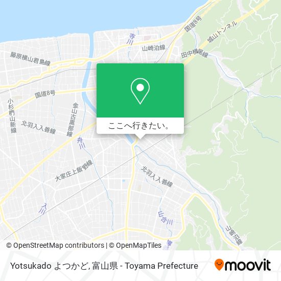 Yotsukado よつかど地図