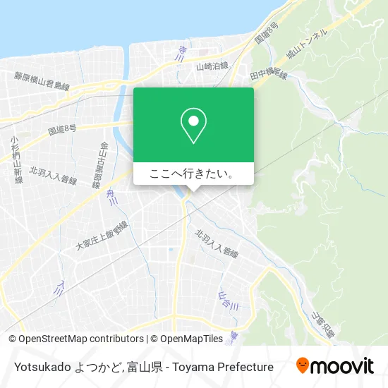 Yotsukado よつかど地図