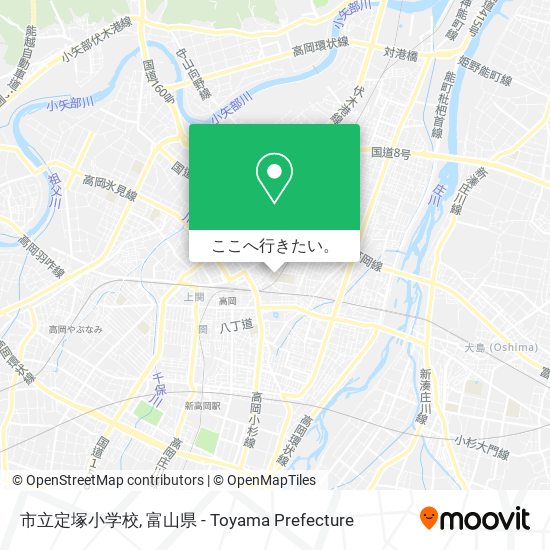 市立定塚小学校地図