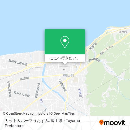 カット＆パーマうおずみ地図