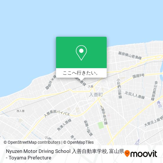 Nyuzen Motor Driving School 入善自動車学校地図