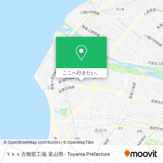 Ｙｋｋ古御堂工場地図