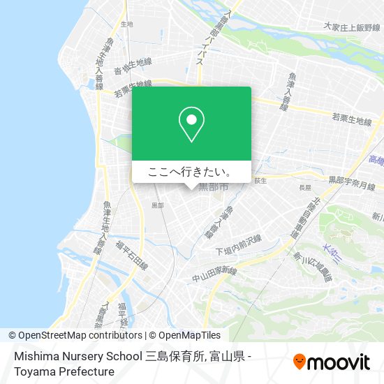 Mishima Nursery School 三島保育所地図