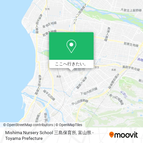 Mishima Nursery School 三島保育所地図