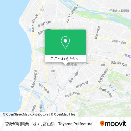 菅野印刷興業（株）地図