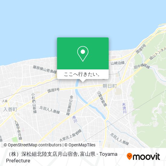 （株）深松組北陸支店月山宿舎地図