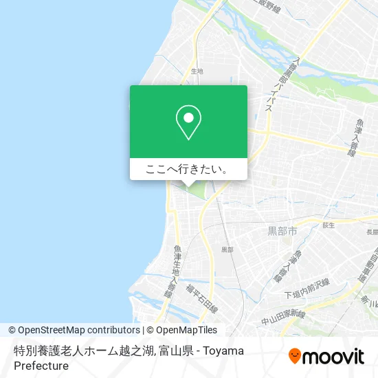 特別養護老人ホーム越之湖地図
