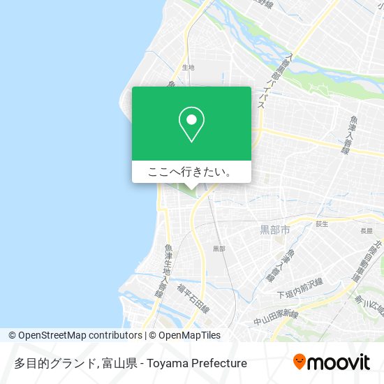 多目的グランド地図