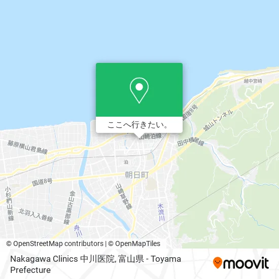 Nakagawa Clinics 中川医院地図