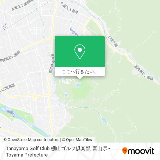 Tanayama Golf Club 棚山ゴルフ倶楽部地図