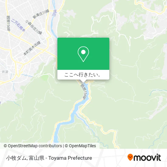 小牧ダム地図