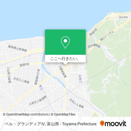 ベル・グランディアⅣ地図