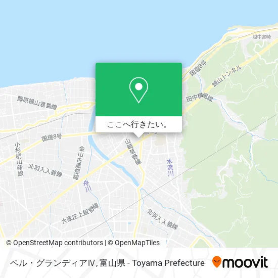 ベル・グランディアⅣ地図