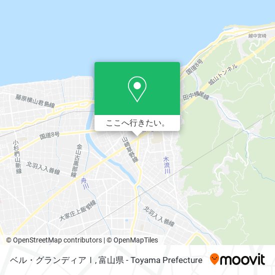 ベル・グランディアⅠ地図
