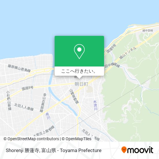 Shorenji 勝蓮寺地図
