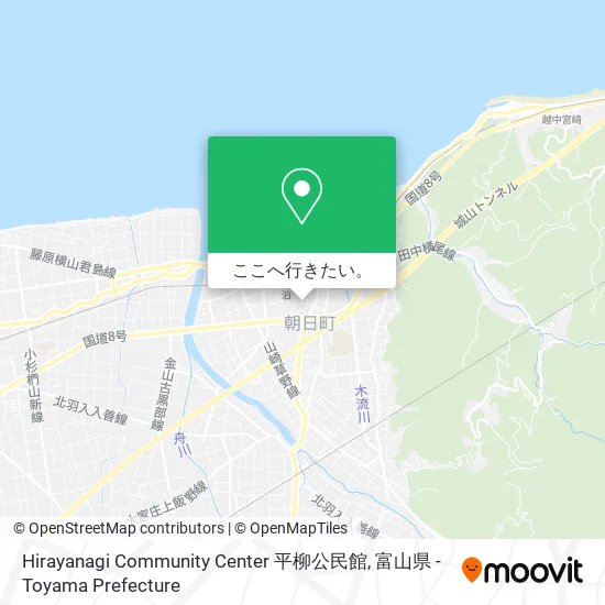 Hirayanagi Community Center 平柳公民館地図