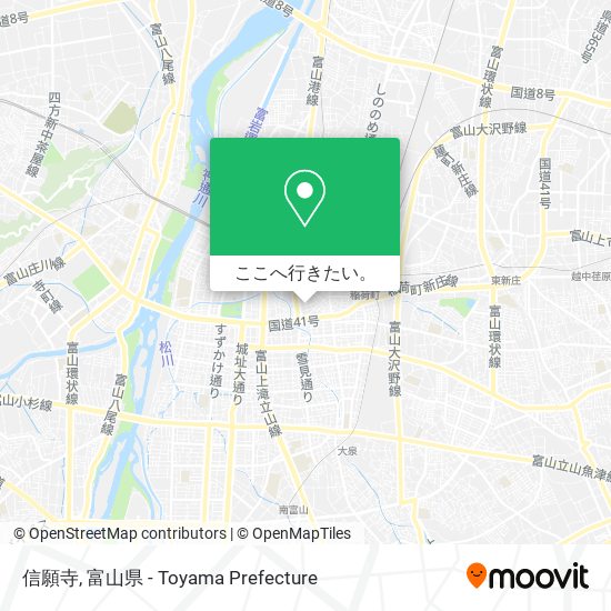信願寺地図