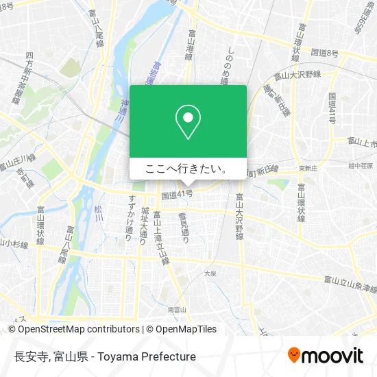 長安寺地図