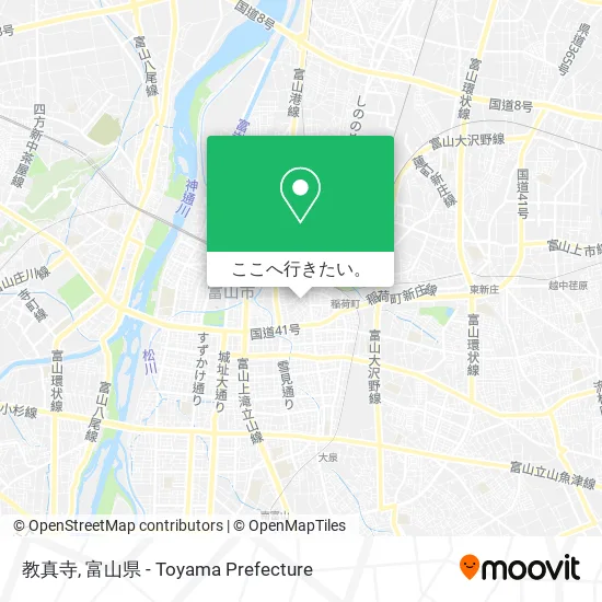 教真寺地図